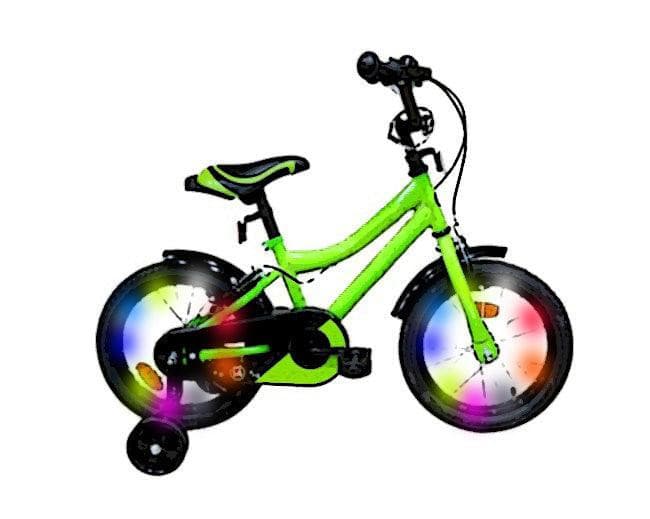 KIDS BIKE WITH SPINNING LIGHTS / KIDS SCOOTER WITH SPINNING LIGHTS - Lifty Electrics